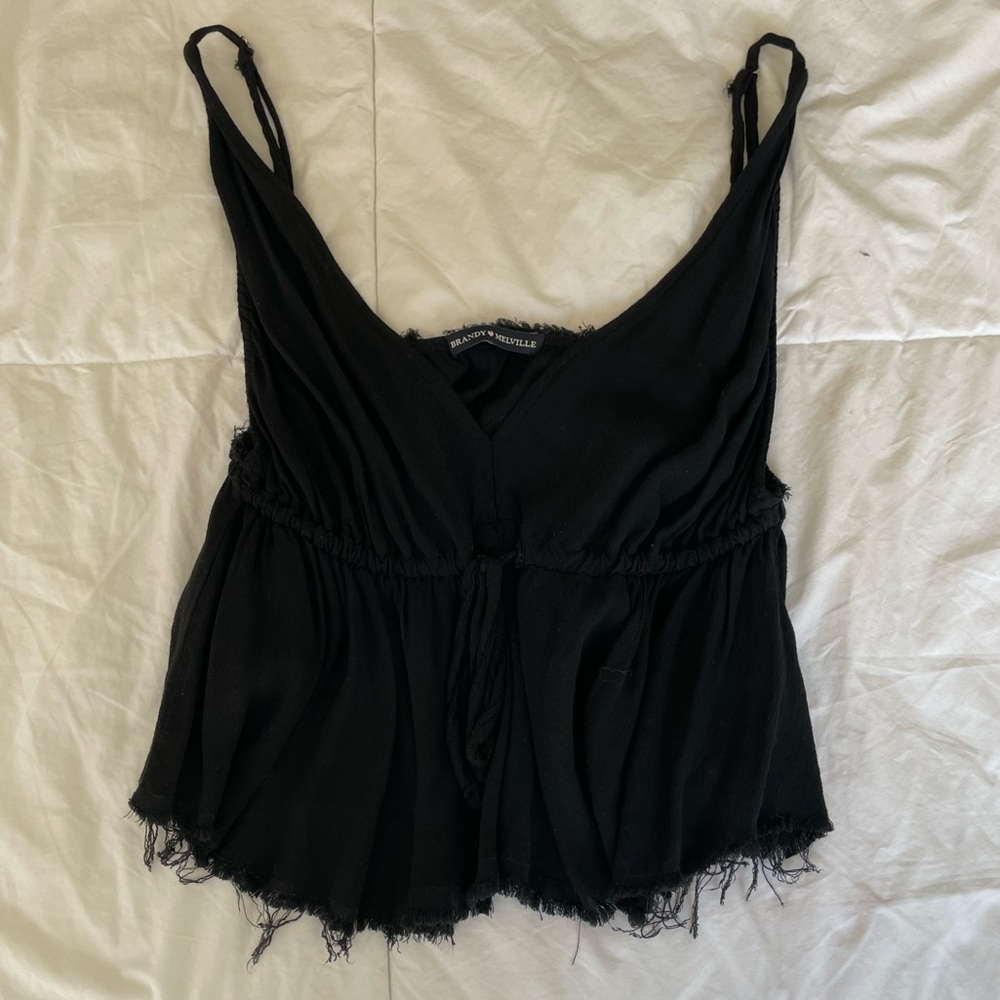 Brandy Melville summer top — ties in the front & has adjustable straps